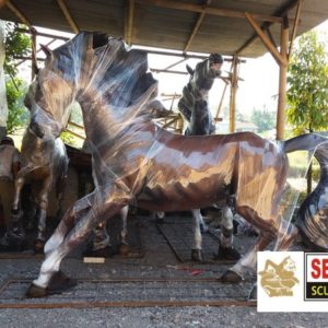 Kelik Studio Semar Mesem Patung Kuda Semen Jual Patung Kuda Kayu