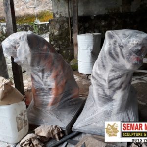 Kelik Studio Semar Mesem Patung Macan Foto Harimau