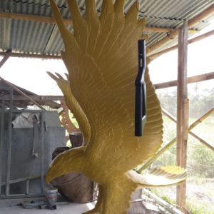 Kelik Studio Semar Mesem Patung Rajawali Teknik Membuat Patung Fiberglass