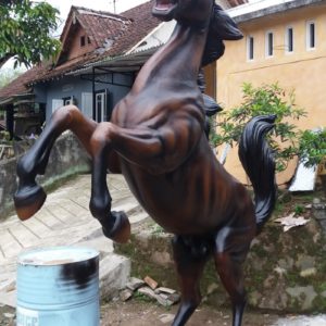 Kelik Studio Semar Mesem Patung Kuda Jinkrak Hewan Pembawa Hoki