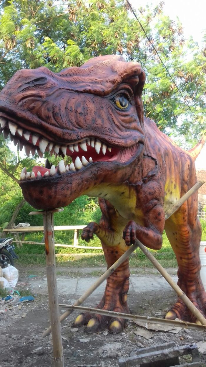 Patung Dinosaurus Kelikstudio Patungfiber