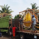 Pengiriman Patung Maskot Durian Magelang-Pekanbaru..!