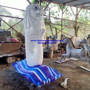 Patung Merlion Di Bekasi Patung Merlion Citraland Surabaya Pembuat Patung Fiber
