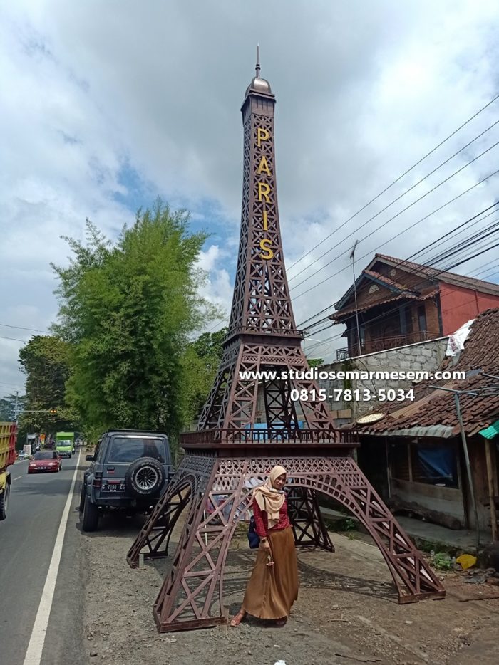 Replika Eiffel Di Tasikmalaya Tukang Taman Makassar Replika Menara Eiffel Galvalum