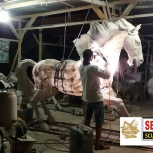Kelik Studio Semar Mesem Pembuatan Patung Kuda Kerangka Patung