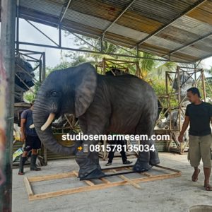 Patung Gajah Duduk Patung Gajah Fengshui Fungsi Patung Gajah
