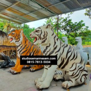 Patung Maskot Harimau Patung Harimau Viral Patung Taman Wisata