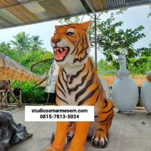 Patung Maskot Patung Ikon Patung Harimau Besar