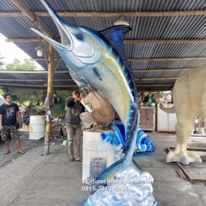Patung Air Mancur Patung Ikan Belida Patung Ikan Bandung
