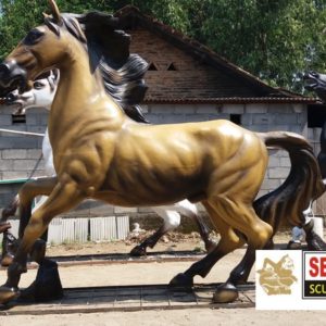 Kelik Studio Semar Mesem Patung Kuda Fiberglass Gambar Hewan Harimau