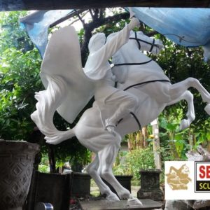 Kelik Studio Semar Mesem Patung Pangeran Diponegoro Fiber Patung Kodok Emas