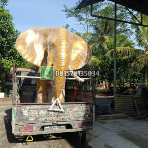 Patung Gajah Maskot Gajah Patung Gajah Fiberglass
