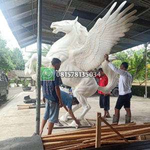 Patung Pegasus Kerajinanpatung Patungfiberglass