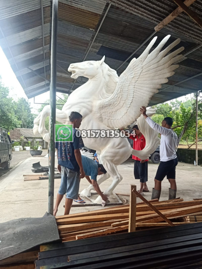 Patung Pegasus Kerajinanpatung Patungfiberglass
