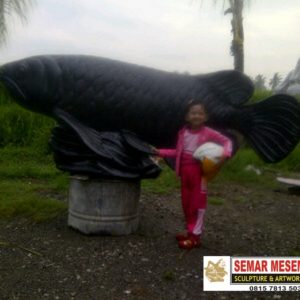 Kelik Studio Semar Mesem Patung Ikan Arwana Waterboom Surabaya